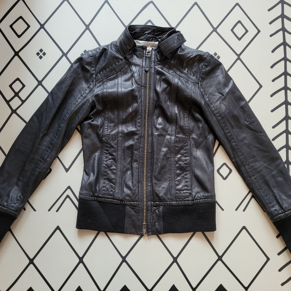 Mackage for Aritzia vintage leather jacket
